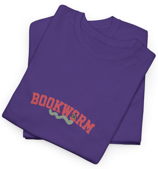 Bookish Bookworm Embroidered Shirt