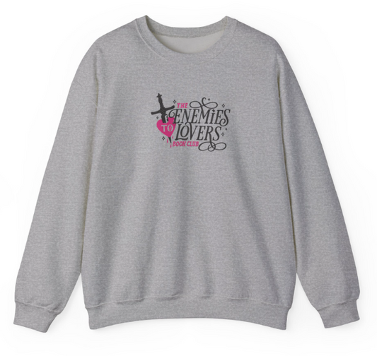 Bookish Enemies to Lovers Book Club Embroidered Sweatshirt