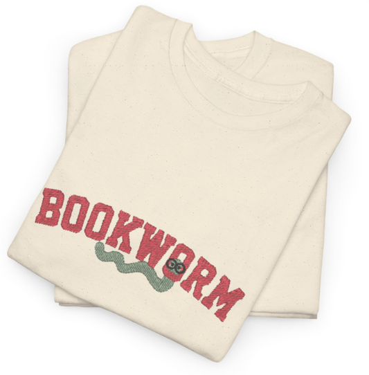 Bookish Bookworm Embroidered Shirt
